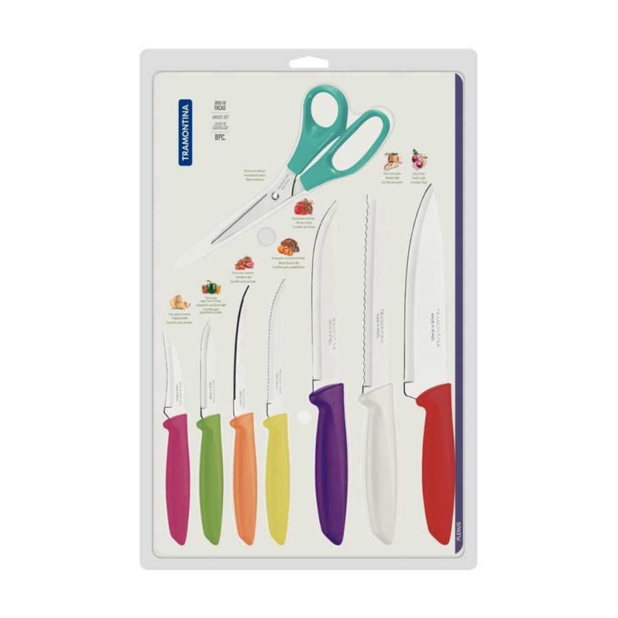 Pisau Set Tramontina - Set Knives 8 pcs Plenus